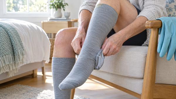 How to Put On Compression Socks Easily (and Choose the Right Size)