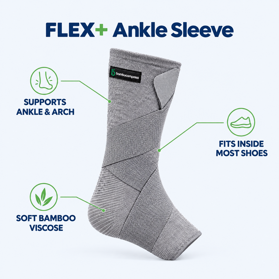 FLEX+ Bamboo Ankle Sleeve
