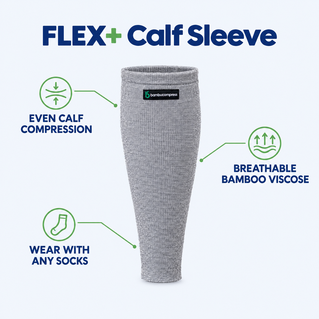 FLEX+ Bamboo Calf Sleeve