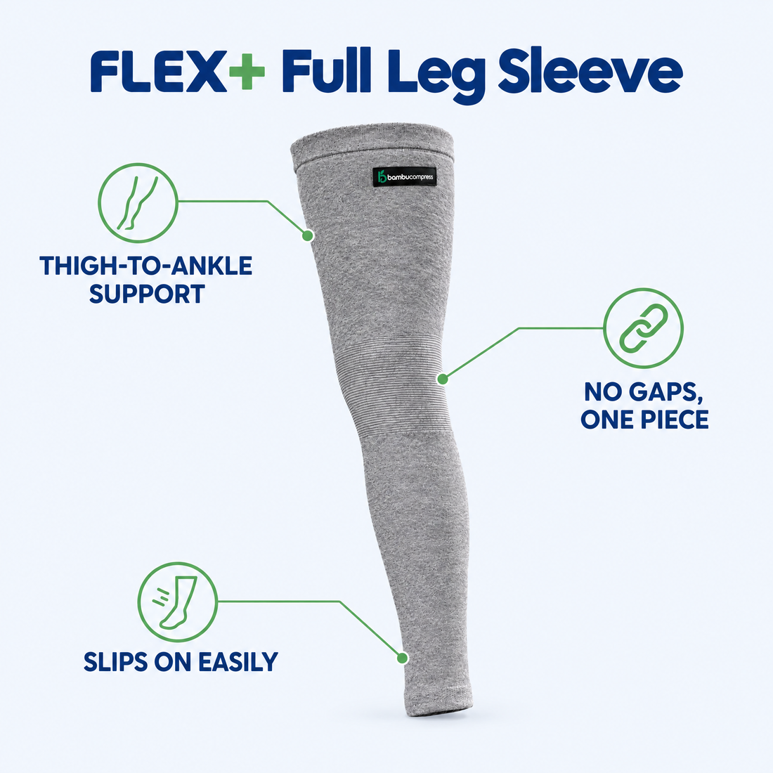FLEX+ Bamboo Full Leg Sleeve