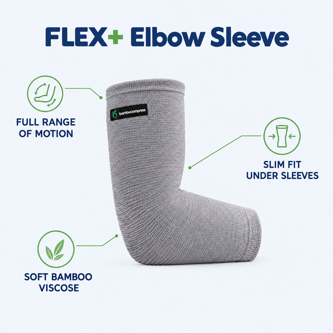 FLEX+ Bamboo Elbow Sleeve