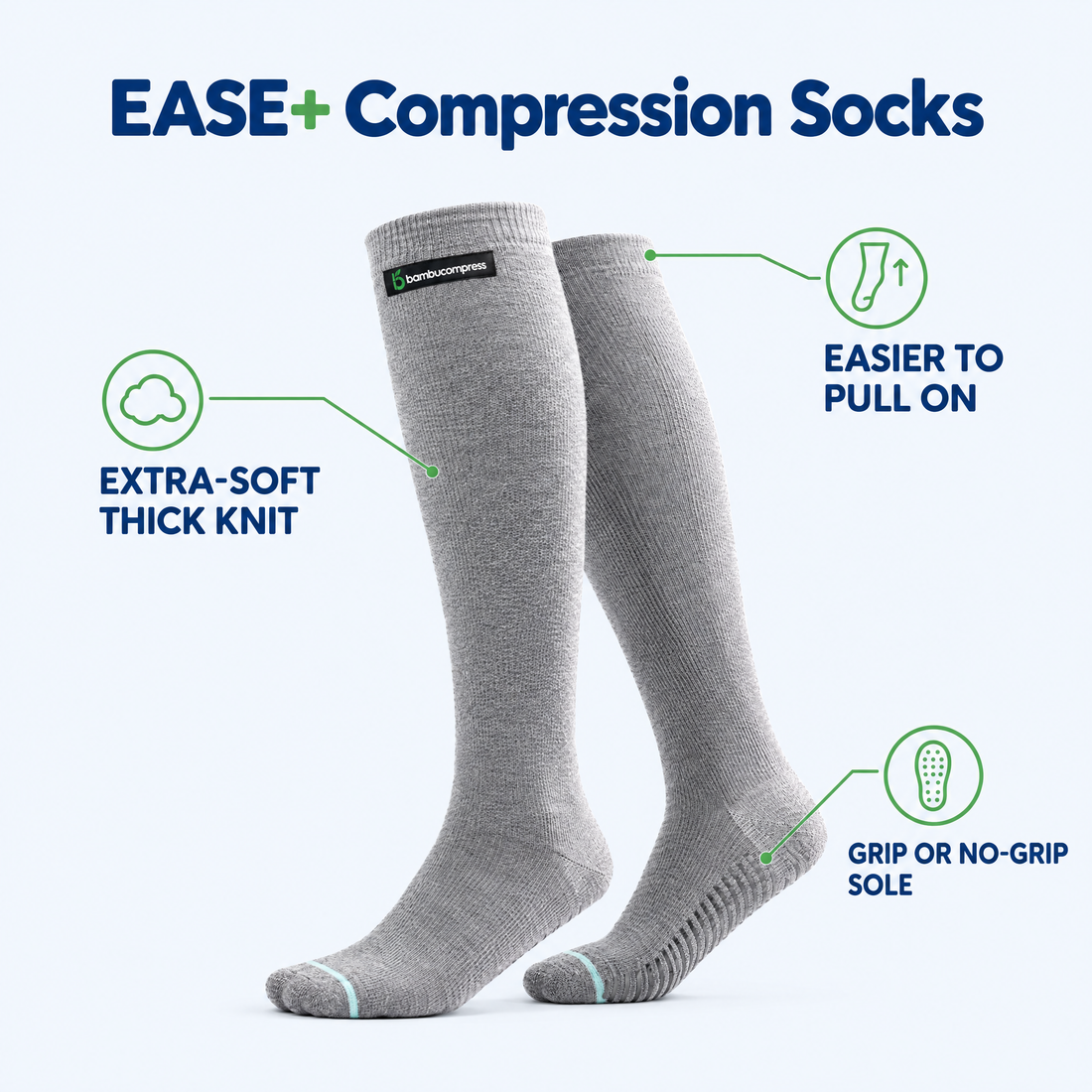 EASE+ Bamboo Compression Socks