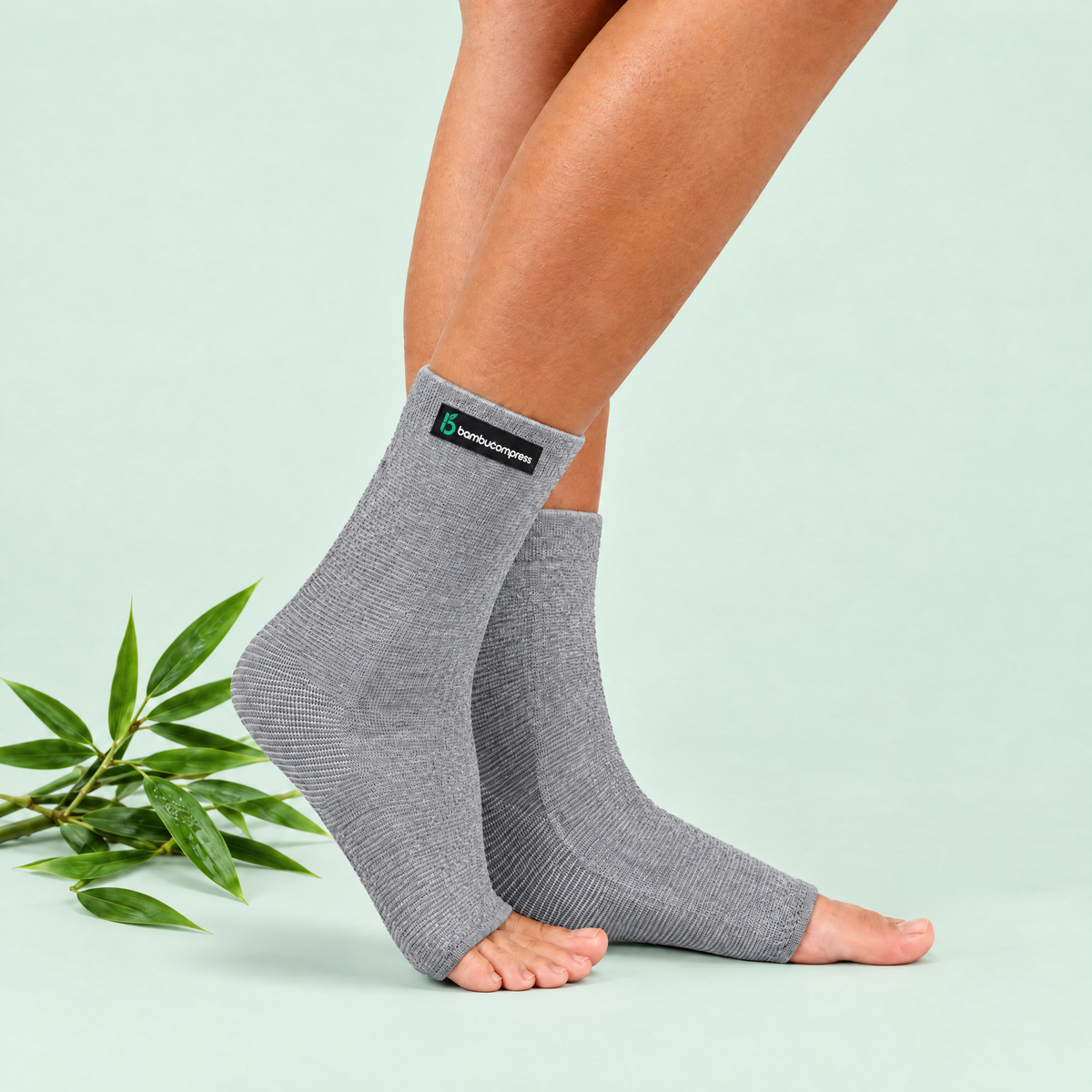 FLEX+ Bamboo Arch & Ankle Sleeve | Grey