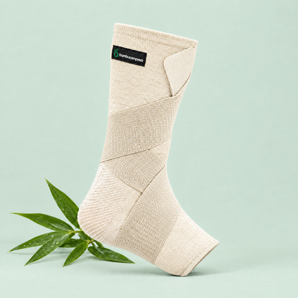 FLEX+ Bamboo Ankle Sleeve | Cream
