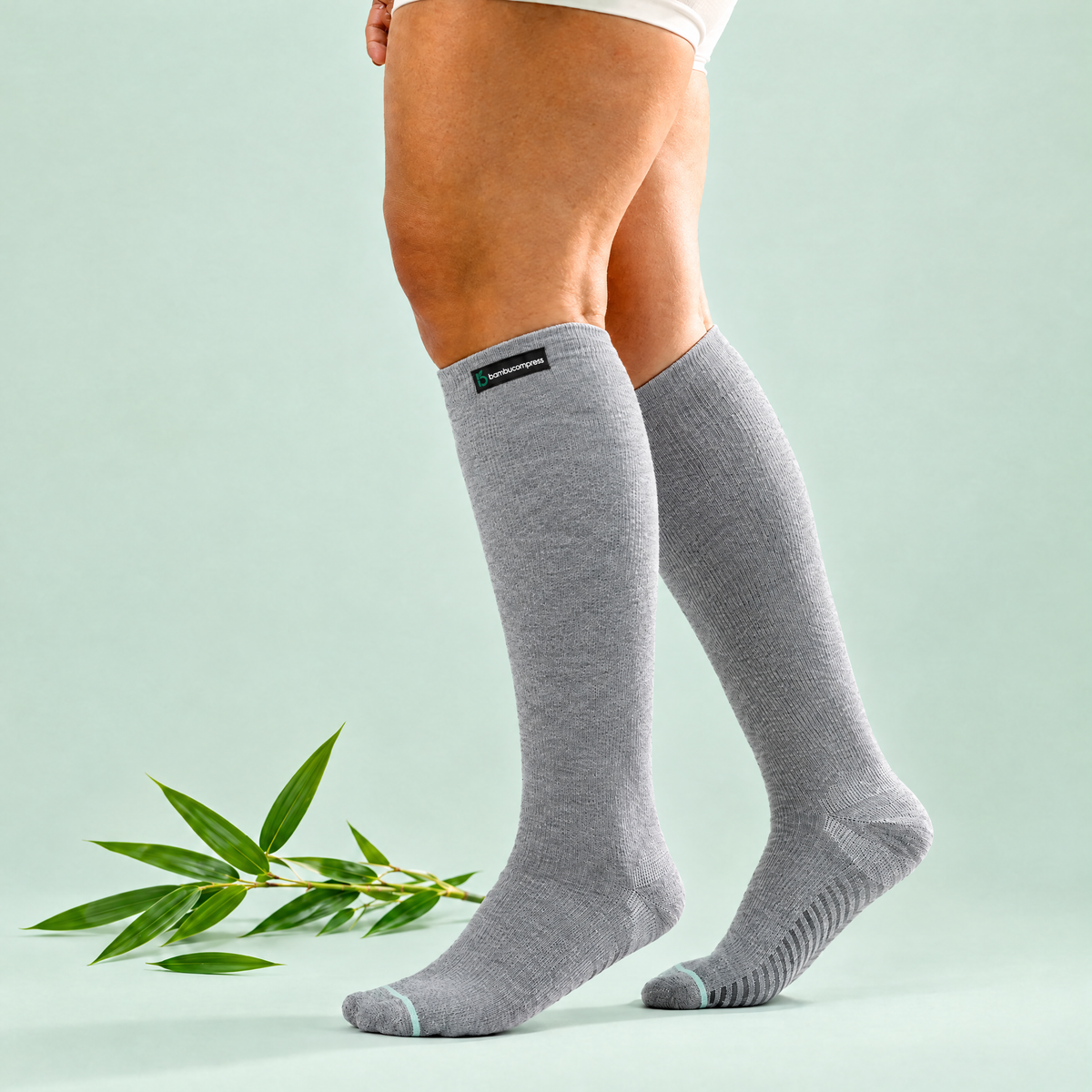 EASE+ Bamboo Compression Socks | Grey